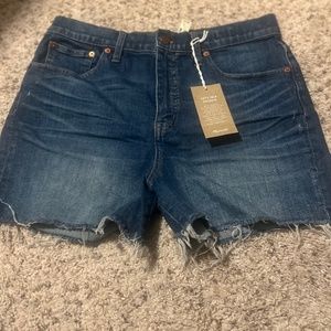 Madewell Hi Rise Denim Shorts